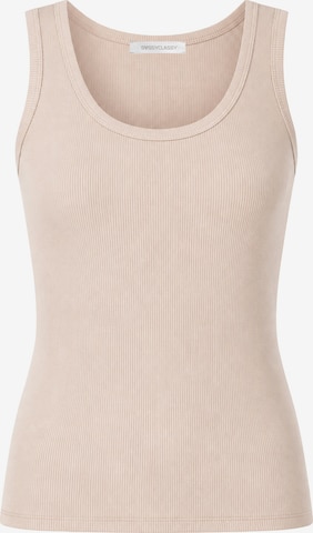 SASSYCLASSY Top in Beige: front