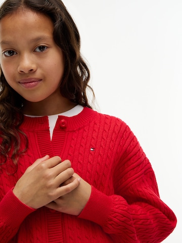 TOMMY HILFIGER Knit cardigan in Red