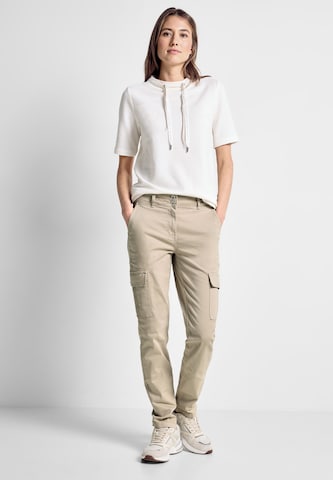 CECIL Slim fit Cargo Pants 'Cecil' in Beige