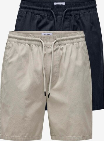 Only & Sons Regular Shorts 'TEL' in Blau: predná strana