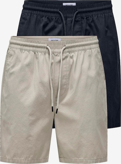 Pantaloni 'TEL' Only & Sons pe bleumarin / grej, Vizualizare produs
