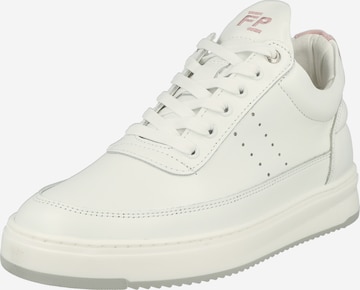 Filling Pieces - Zapatillas deportivas altas en blanco: frente