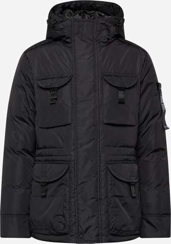 Peuterey Between-Season Jacket in Black: front