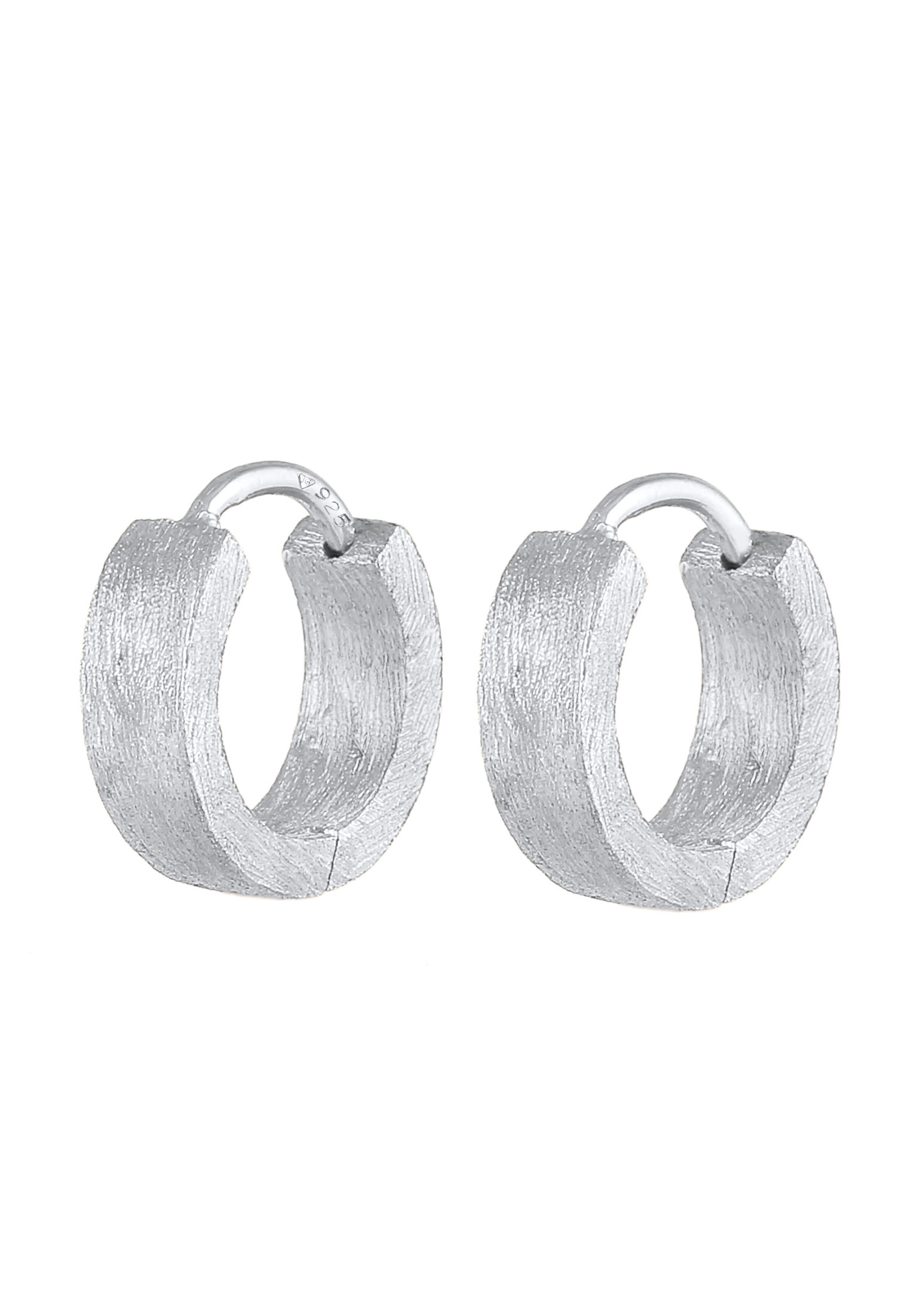 Boucles d'oreilles KUZZOI en argent : devant