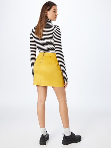 Jupe 'Donna' VERO MODA en jaune