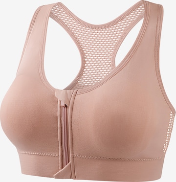 Magicshe Sport-BH in Pink: Vorderseite