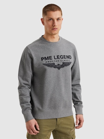 PME Legend Sweatshirt 'Sweatshirt with logo' i grå