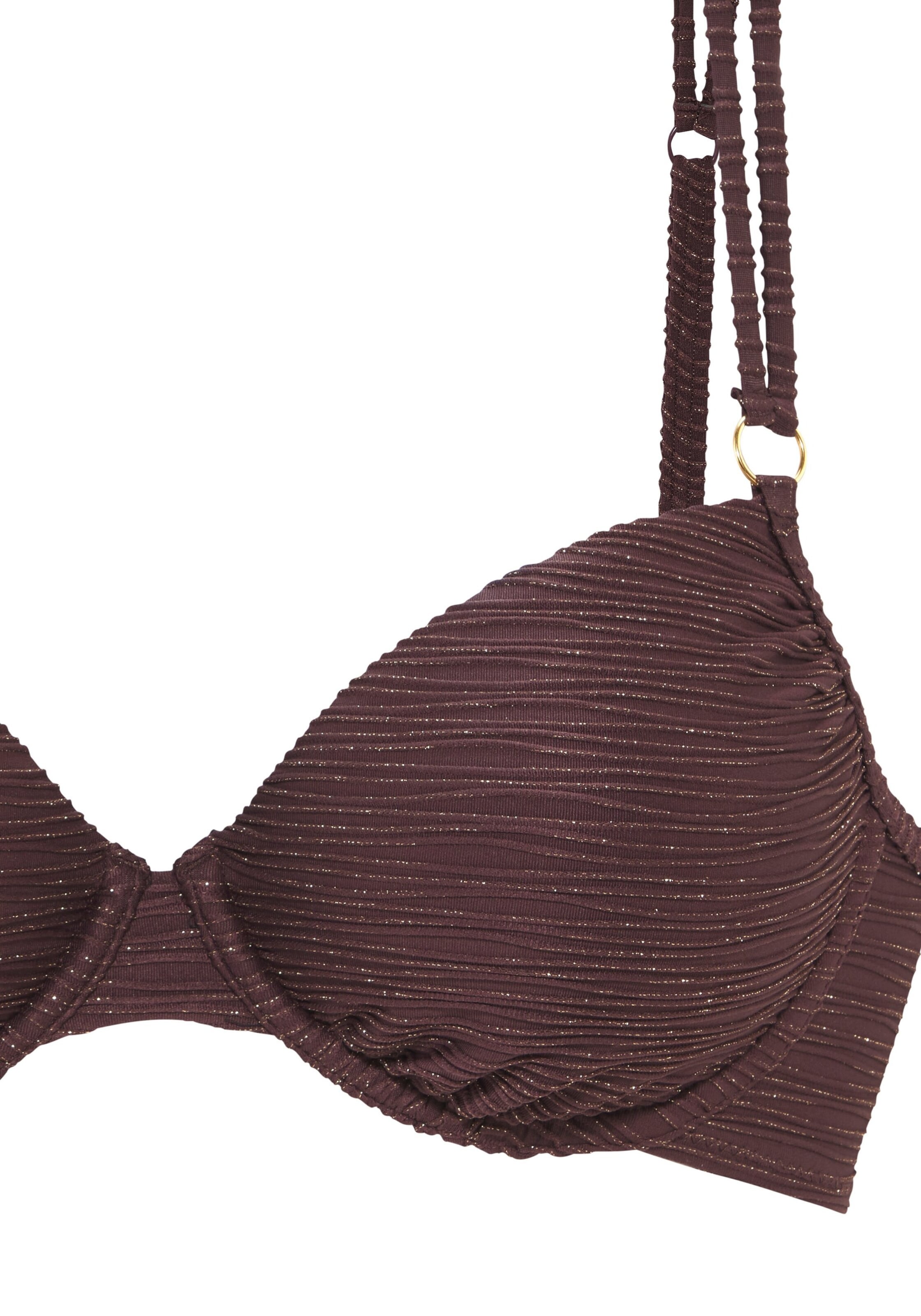 LASCANA T-shirt Bikini in Bruin