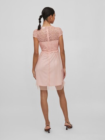 VILA - Vestido de cocktail 'Lynnea' em rosa