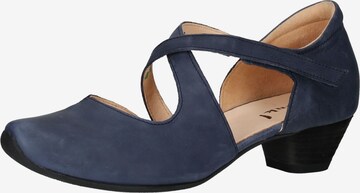 THINK! Slingback Pumps in Blue: front