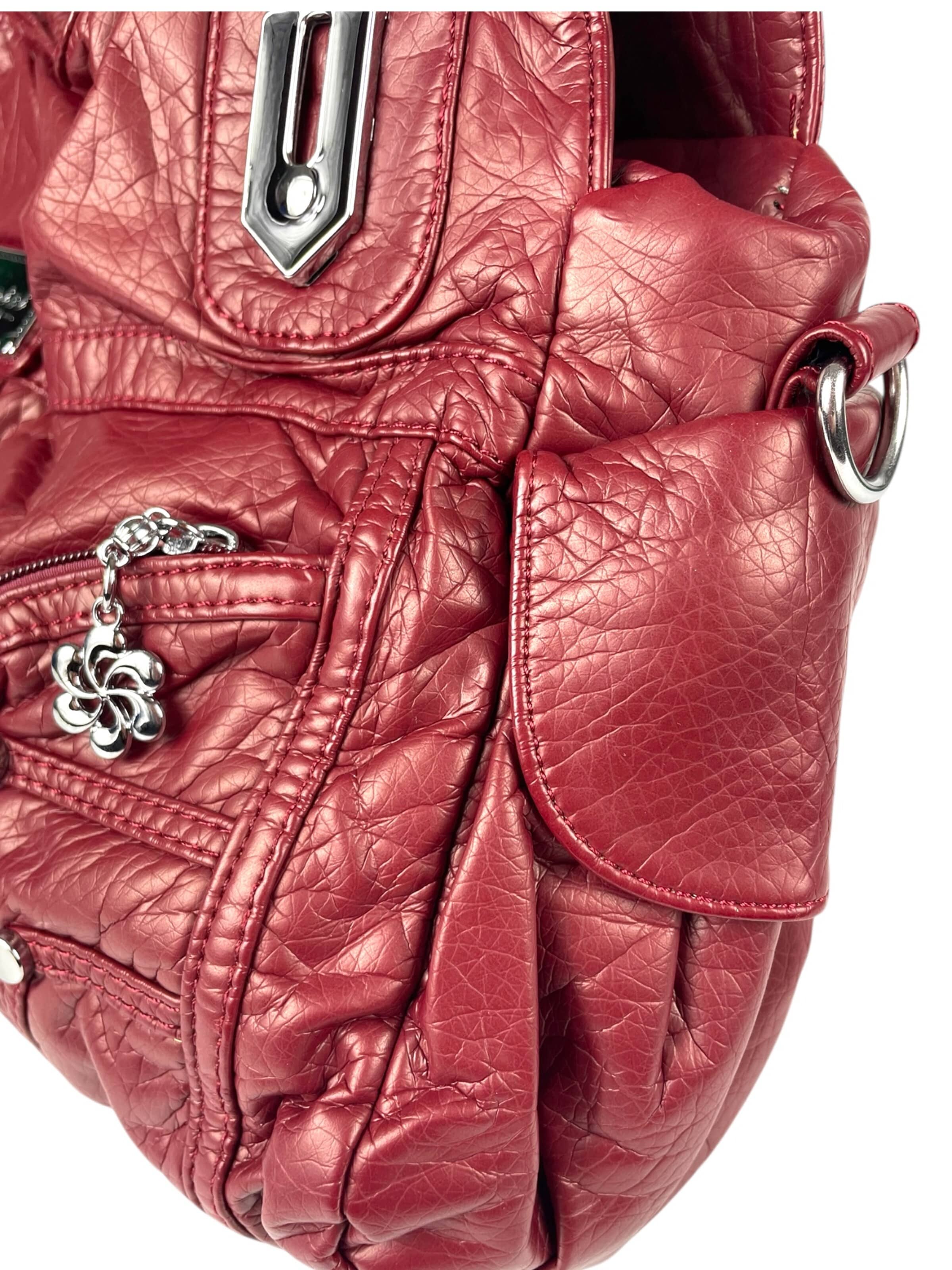 Kumixi Axelremsväska 'Schultertasche' i röd