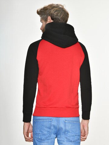 TOP GUN Sweatshirt 'Skater' in Rot