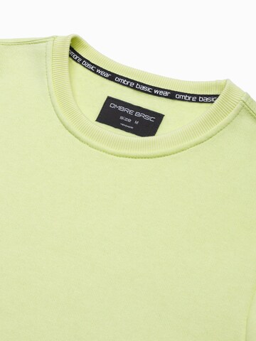 Sweat-shirt 'B978' Ombre en vert