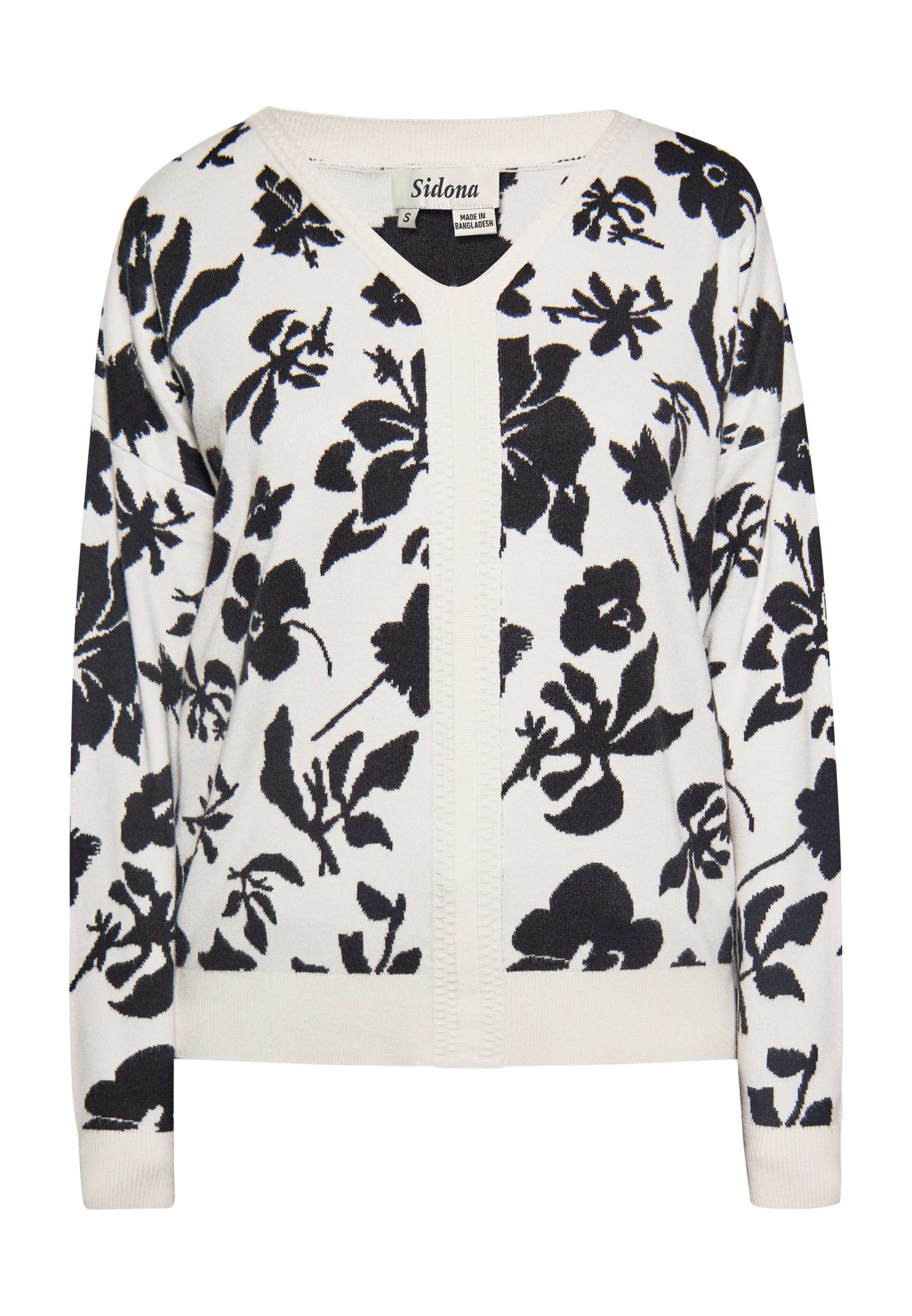 Sidona - Pullover em branco: frente