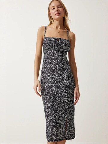 Happiness İstanbul Summer dress in Black: front