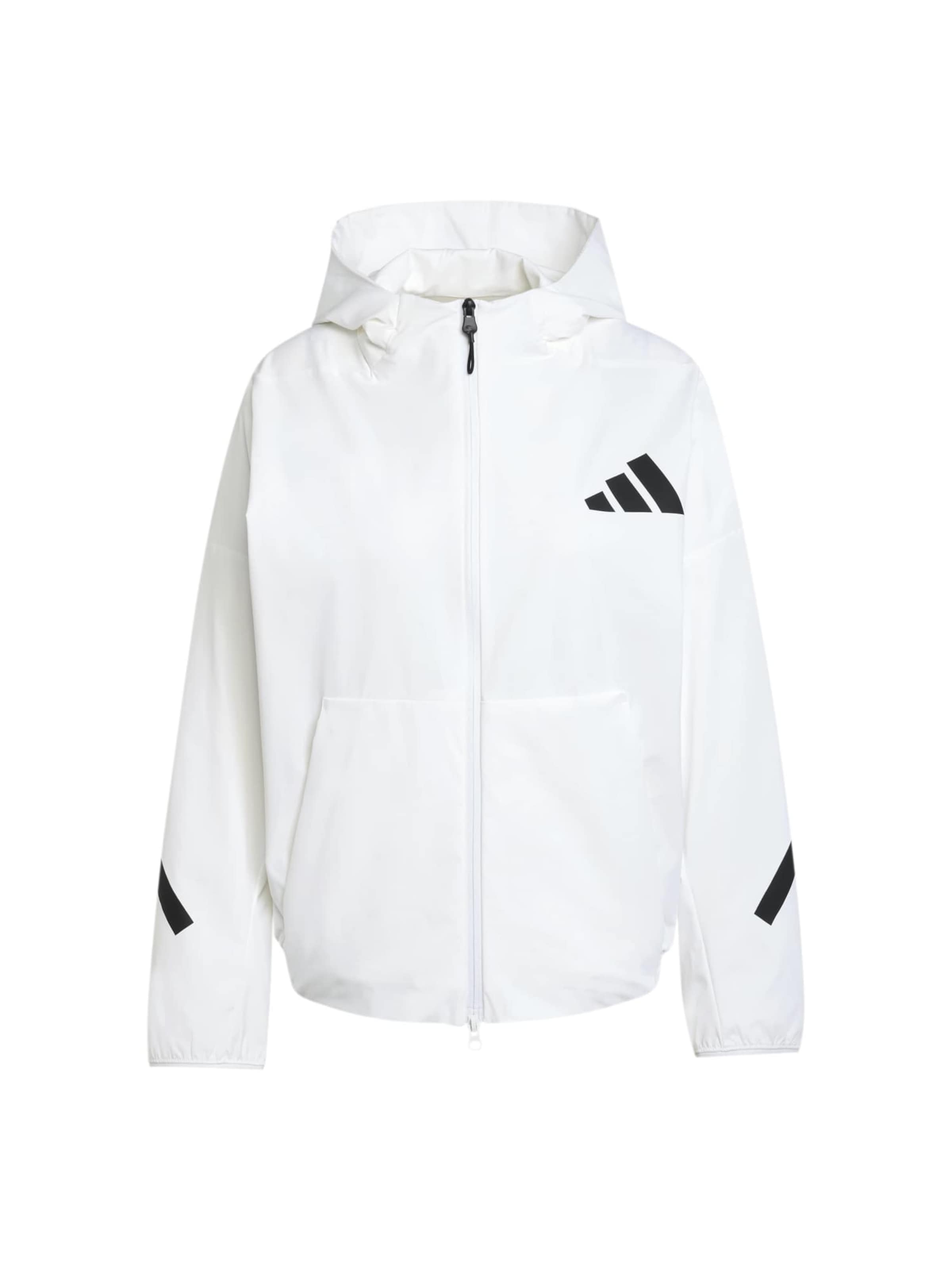 Vestes d’entraînement 'Z.N.E.' ADIDAS SPORTSWEAR en blanc : devant