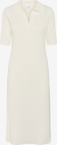 SAINT TROPEZ Gebreide jurk 'Juanna' in Wit: voorkant