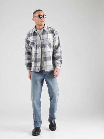 Key Largo Regular fit Button Up Shirt 'PALERMO' in Grey