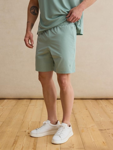 DAN FOX APPAREL Обычный Штаны 'Jonte' в Зеленый: спереди
