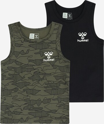 Hummel Functioneel shirt 'NOLAN' in Groen: voorkant