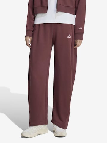ADIDAS SPORTSWEAR Sod Športne hlače 'Studio' | rdeča barva: sprednja stran