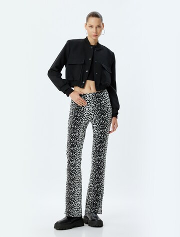 Koton Flared Trousers in Black
