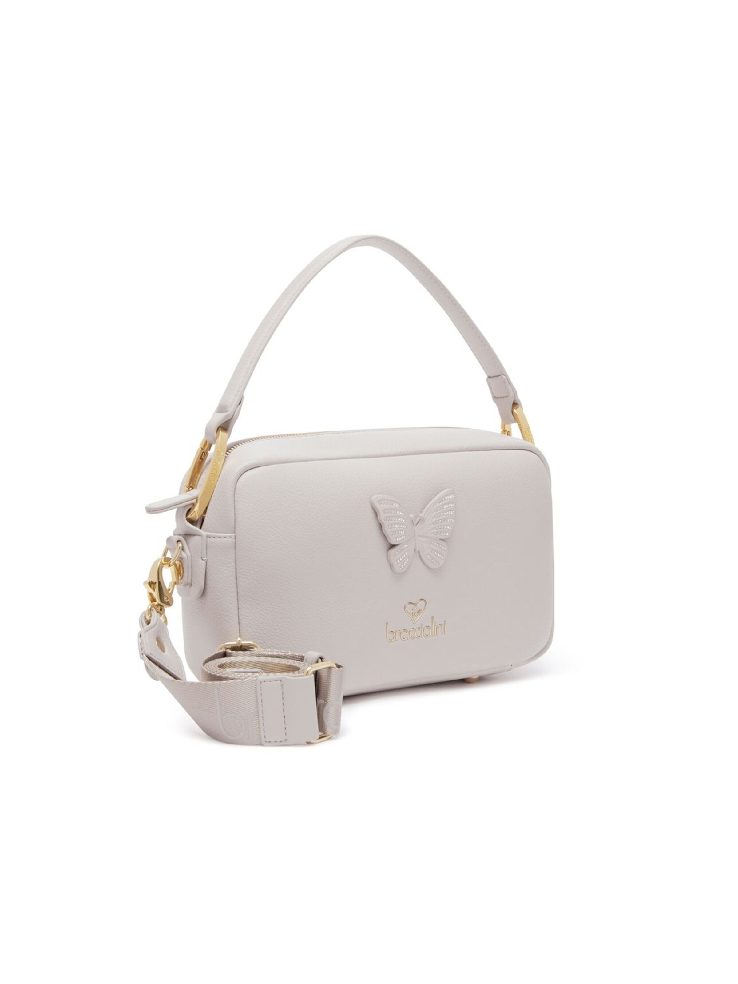 Borsa a tracolla 'Jinny Mix' di Braccialini in grigio