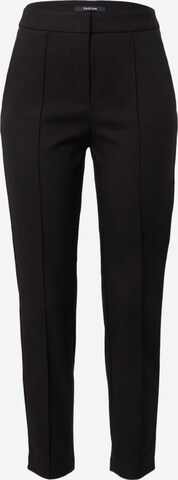 Pantalon à plis TAIFUN en noir : devant