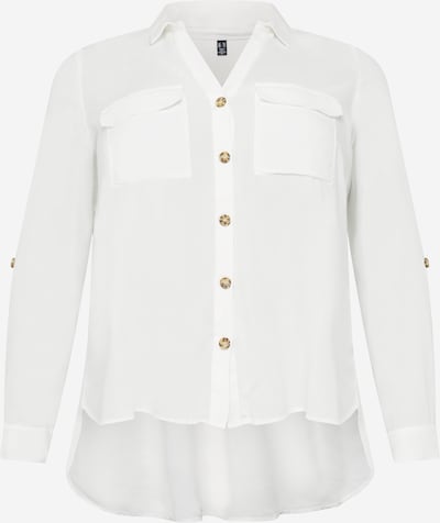 Vero Moda Curve Bluse 'Bumpy' i hvid, Produktvisning