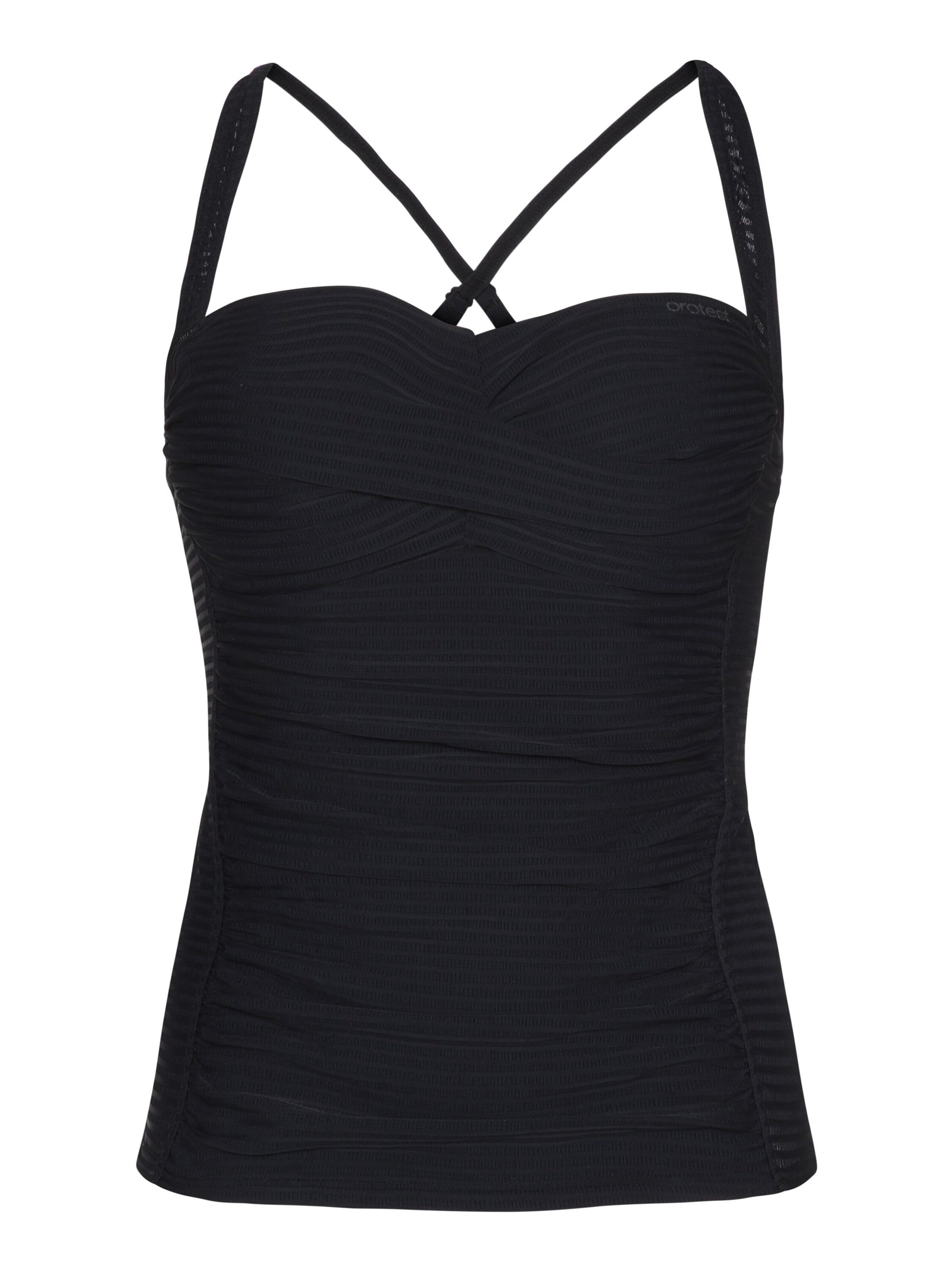 PROTEST Tankini top 'MIXELOISE' in Black: front