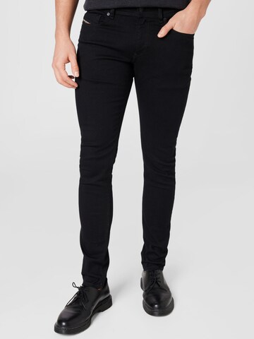 DIESEL Skinny Jeans '1979 Sleenker' in Zwart: voorkant