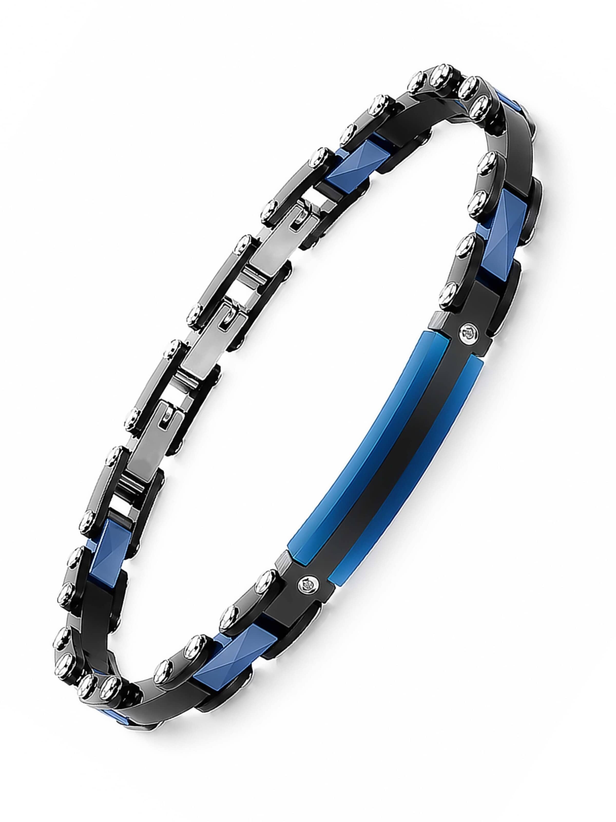 UNIQAL Armband 'CIELO'‌ in Blau: Vorderseite