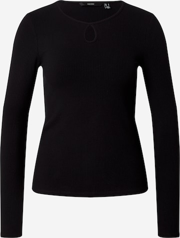 T-shirt 'CARINA' VERO MODA en noir : devant