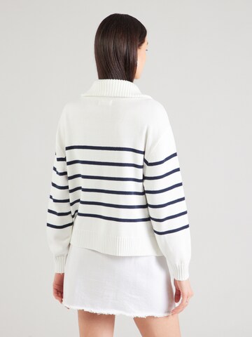 Pull-over HOLLISTER en blanc