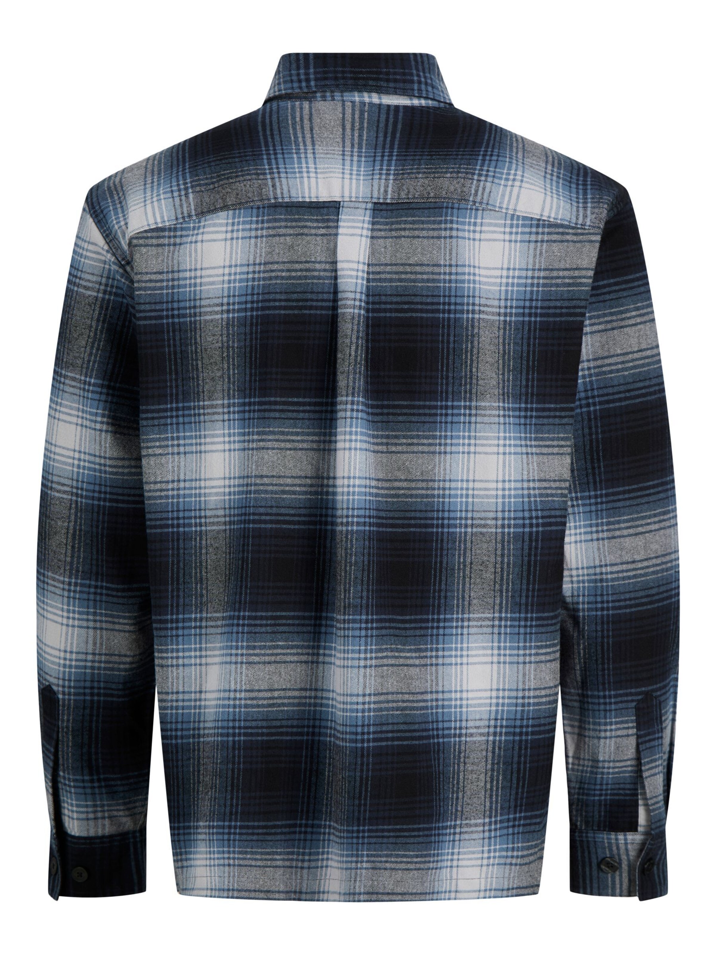 JACK & JONES Regular fit Button Up Shirt in Blue