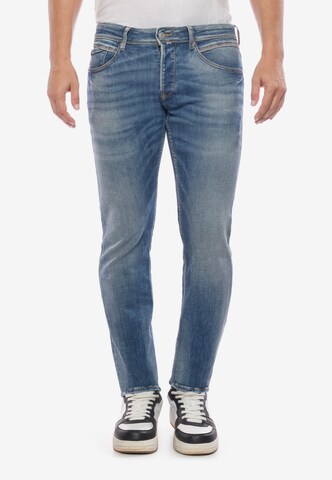 Le Temps Des Cerises Regular Jeans in Blue: front