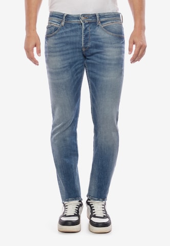 Le Temps Des Cerises Regular Jeans in Blue: front