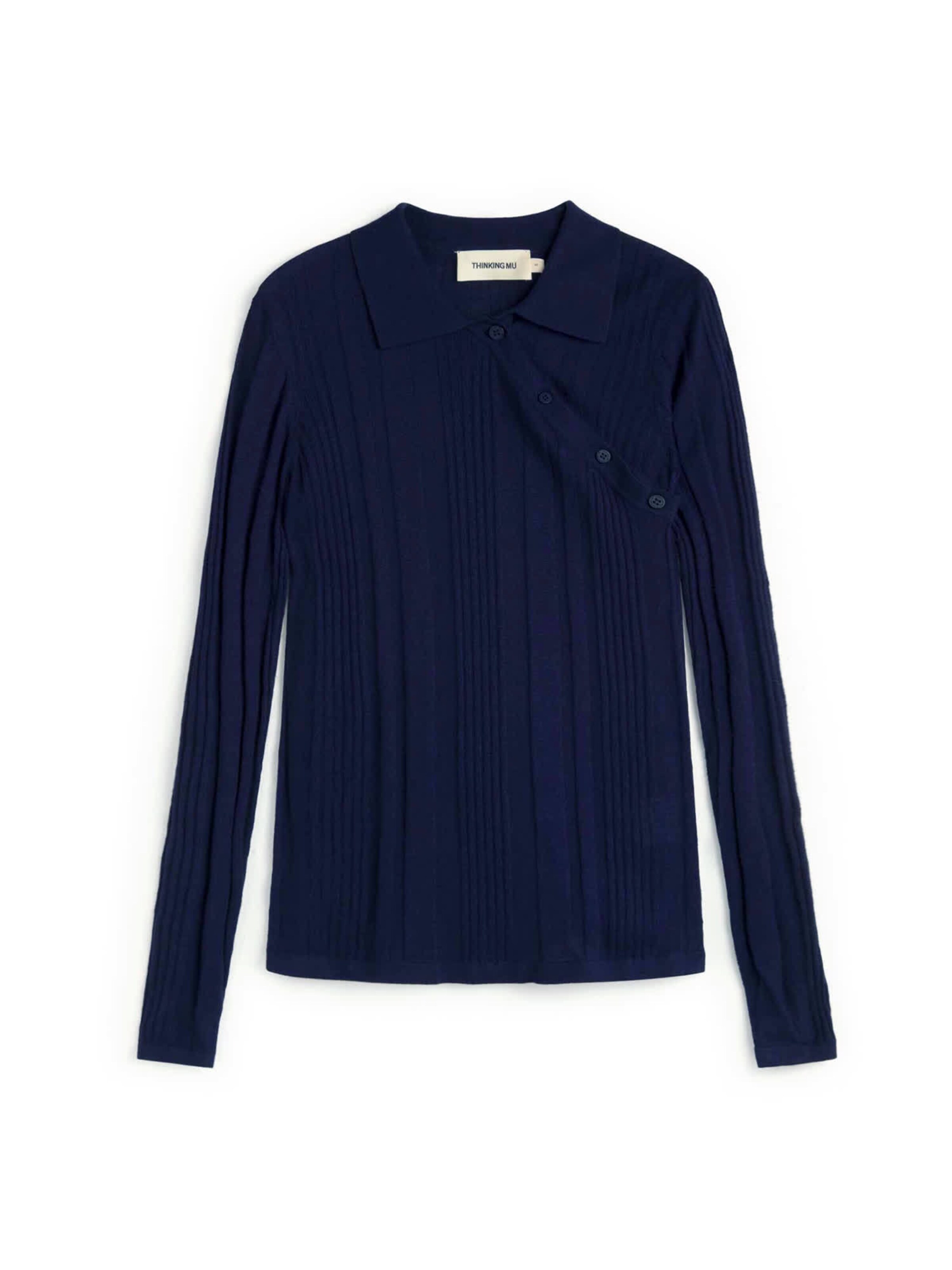 Pull-over 'Dante' Thinking MU en bleu : devant