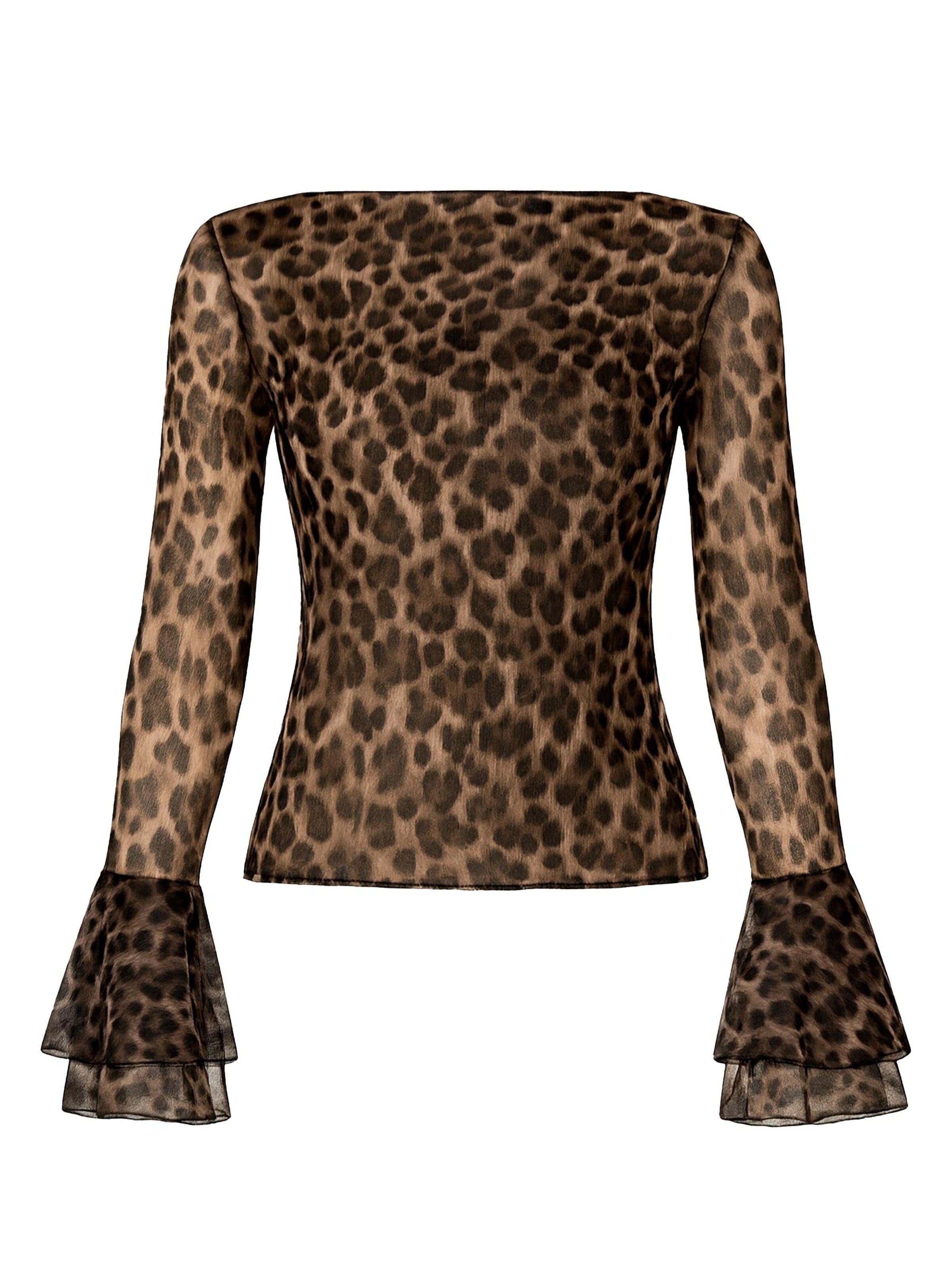 SASSYCLASSY Shirt‌ in Braun: Vorderseite