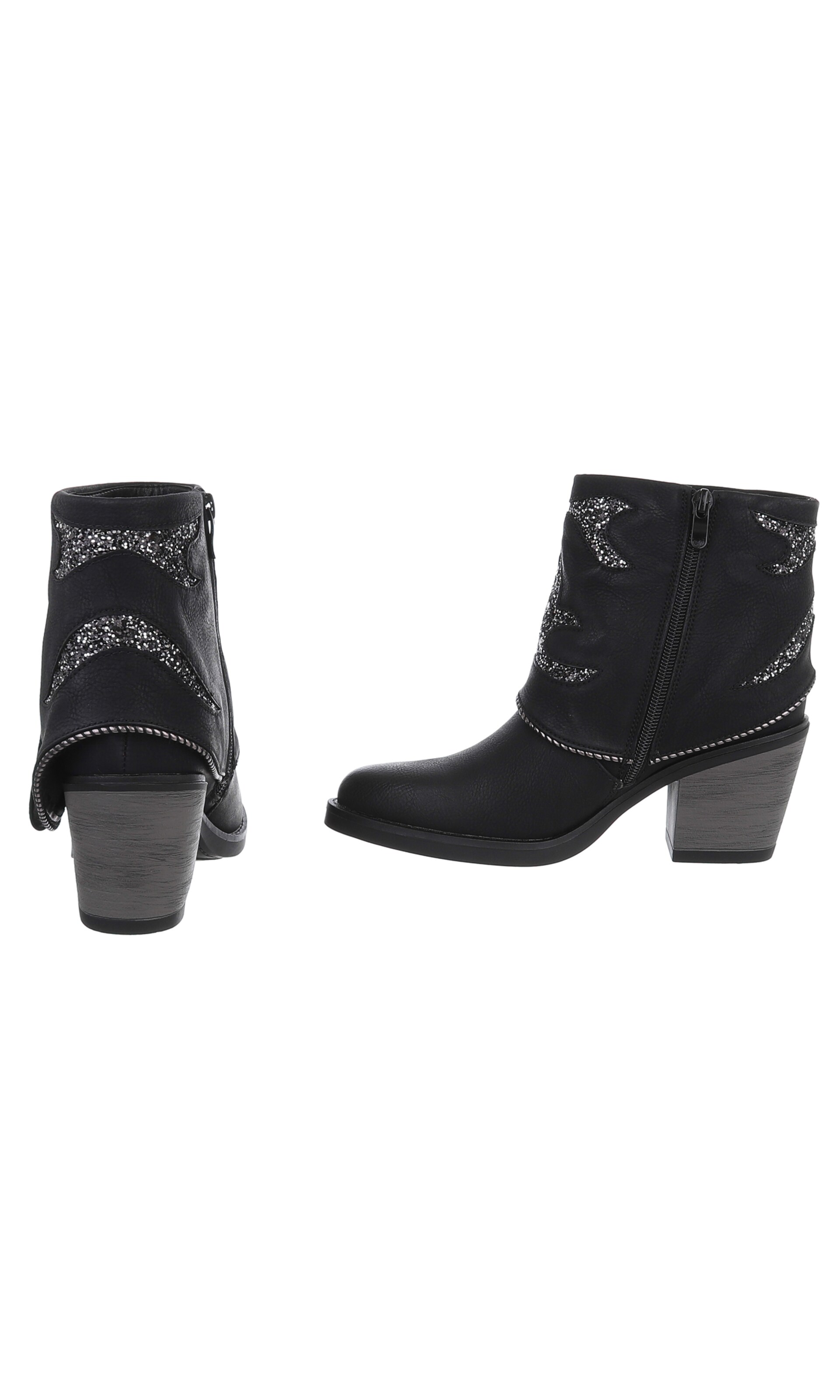 Ital-Design Booties in Black