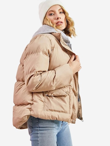 Bianco Lucci Winterjas in Beige