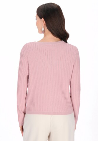 Usha Knit Cardigan in Pink
