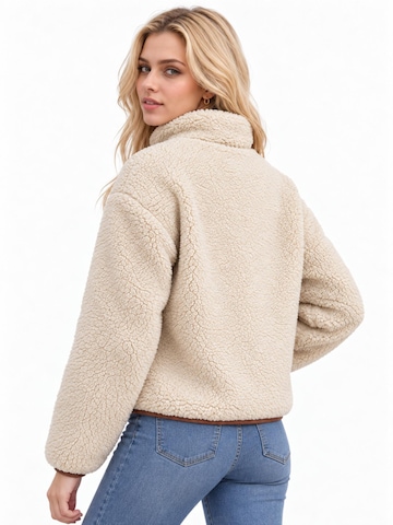 MEETWEE Fleece jas in Beige