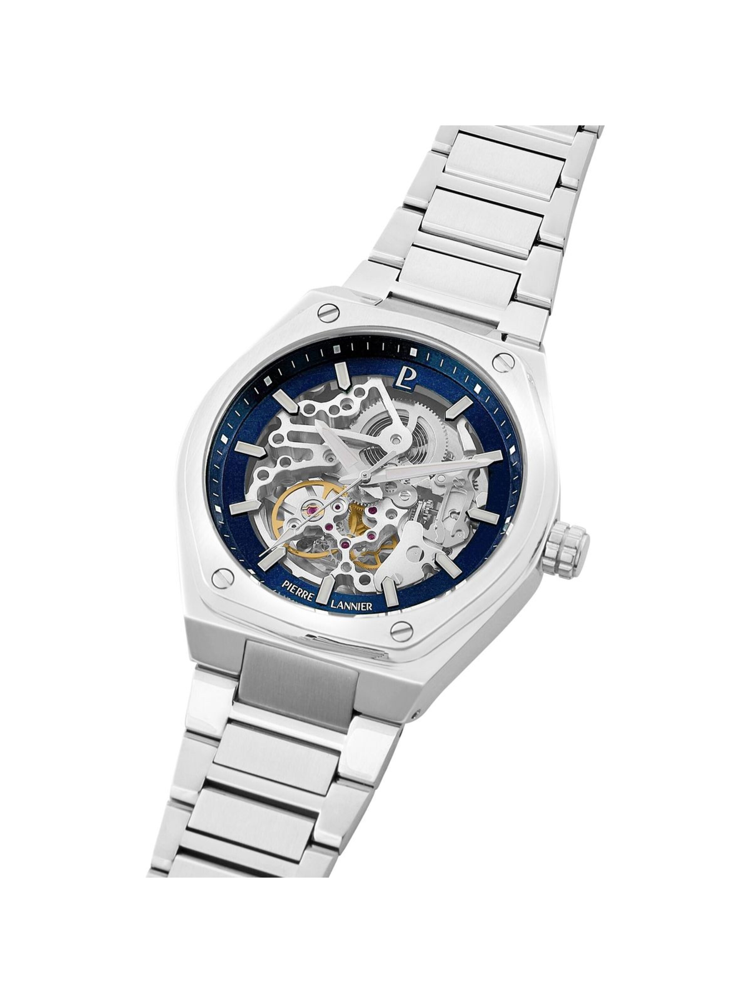 Montre à affichage analogique Pierre Lannier en bleu