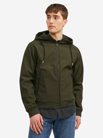 JACK & JONES Tussenjas 'Basic' in Groen: voorkant