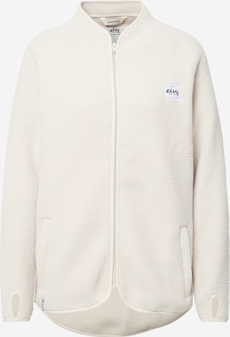 Eivy Athletic Fleece Jacket 'Redwood' in Beige: front