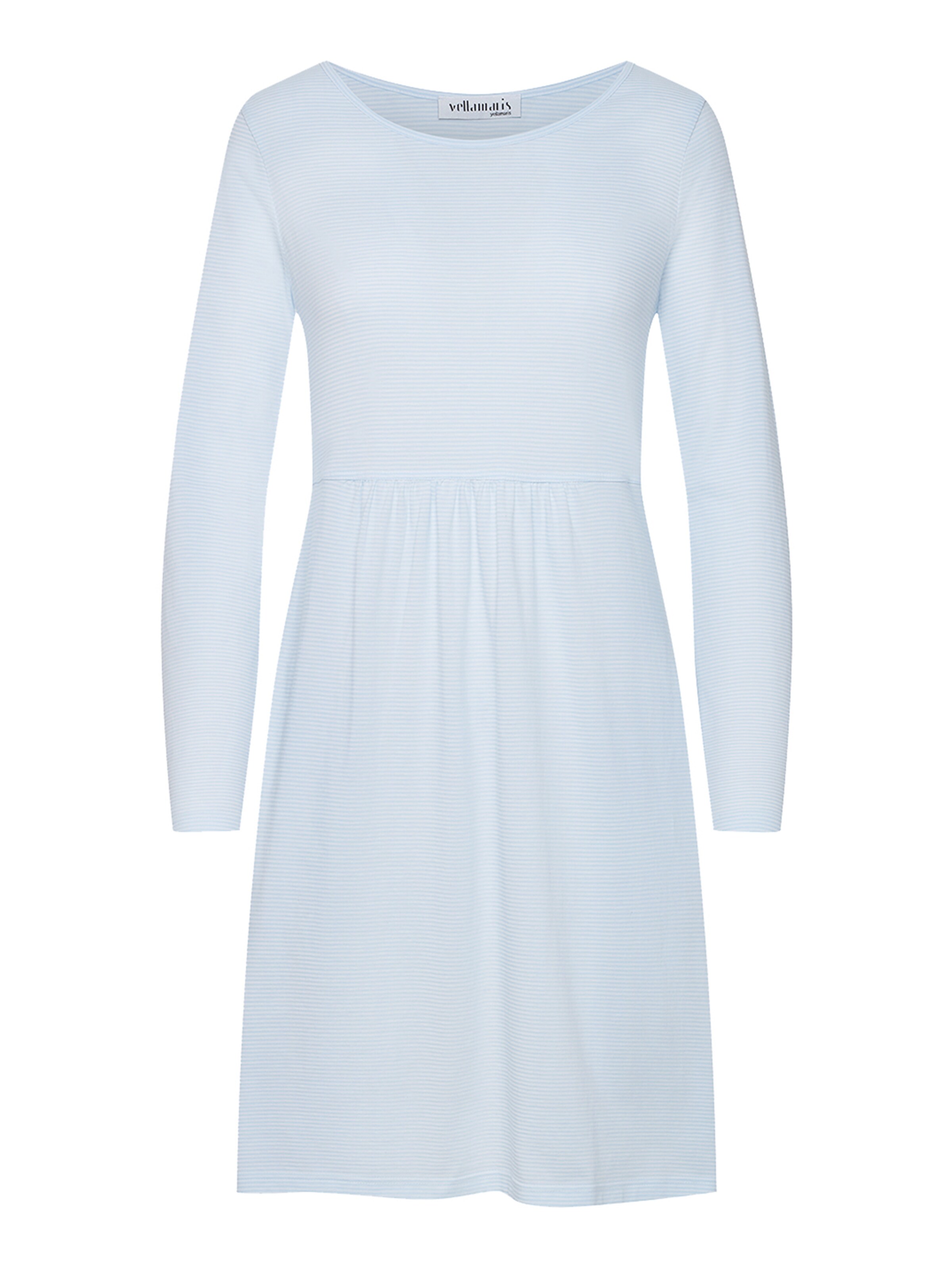 Yellamaris - Camisola de pijama ' Queen Midi ' em azul: frente