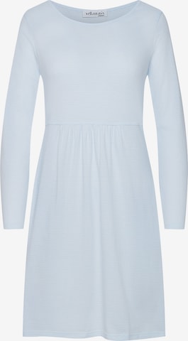 Chemise de nuit ' Queen Midi ' Yellamaris en bleu : devant