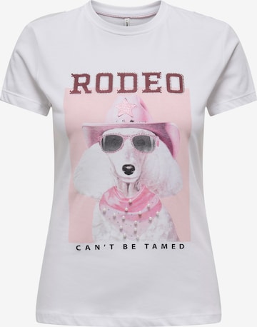 ONLY Paita 'ONLVIBE' värissä valkoinen: etupuoli