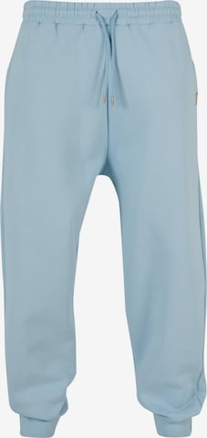 Pantalon DEF en bleu : devant